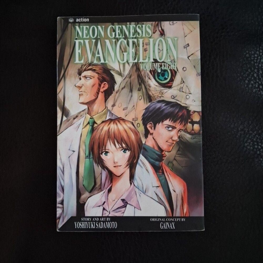 Neon Genesis Evangelion Volume Eight Yoshiyuki Sadamoto Manga VIZ Paperback